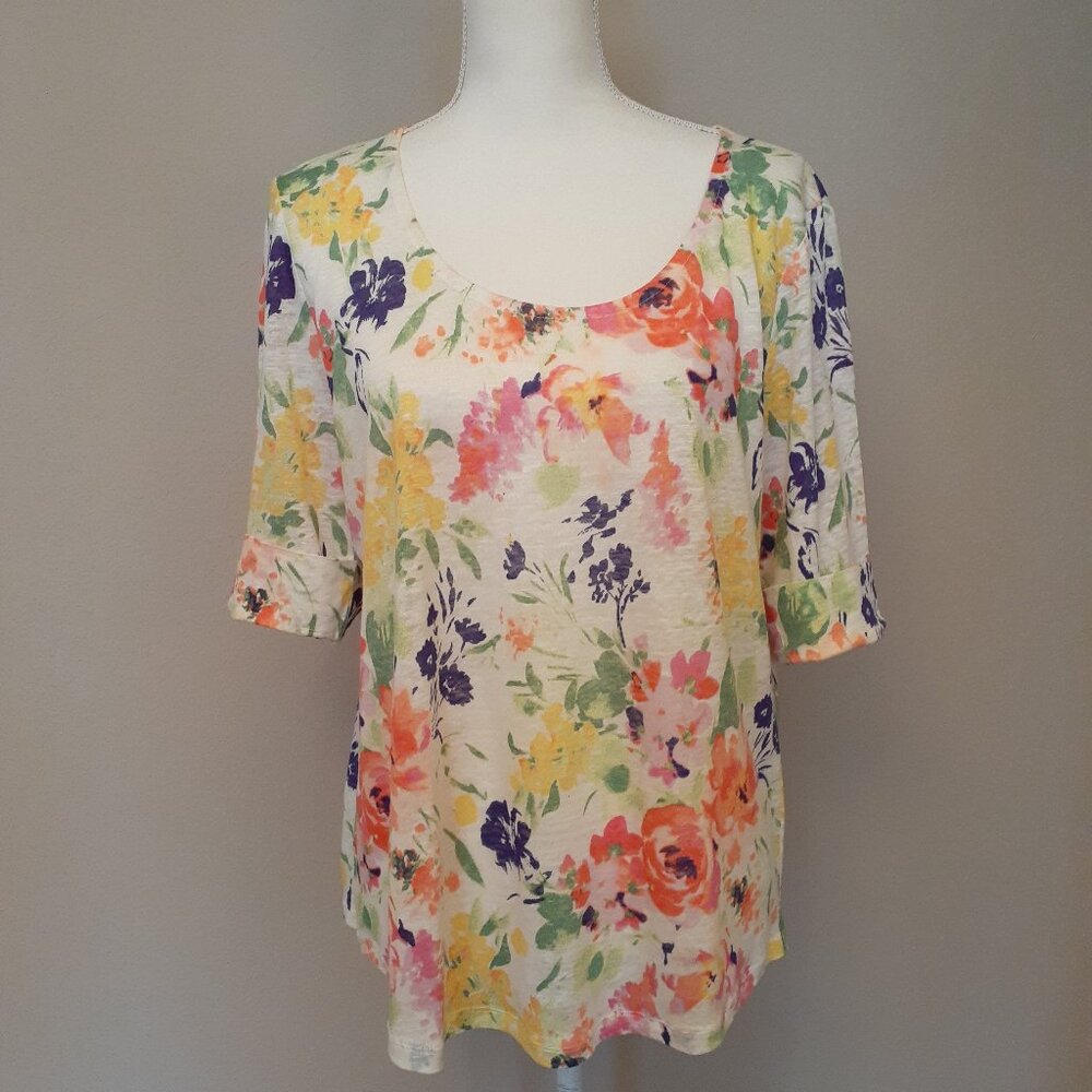 Lauren Ralph Lauren Linen Top - Picture 4 of 13